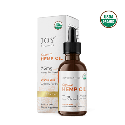 Orange Bliss Organic Hemp Tincture