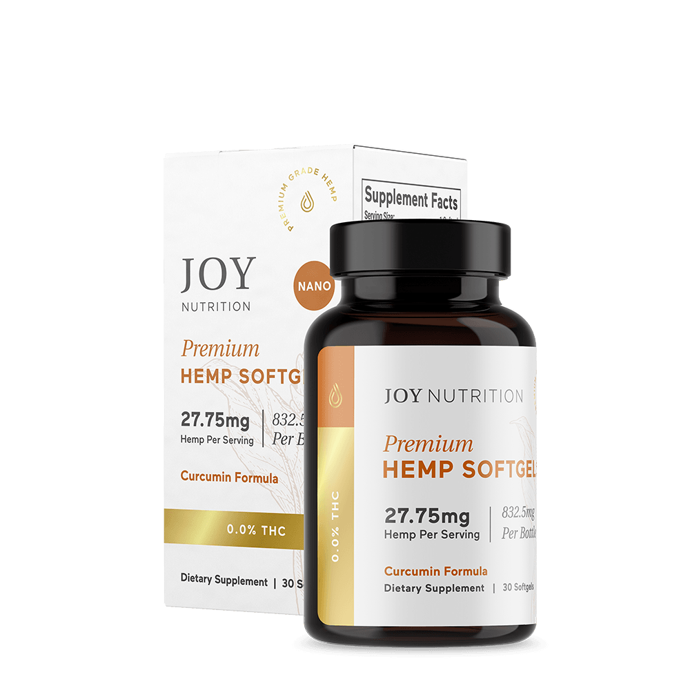 Hemp Softgels with Curcumin